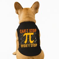 Happy Pi 314 Day Cant Stop Wont Stop Doggie Tank