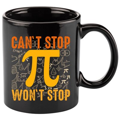 Happy Pi 314 Day Cant Stop Wont Stop 11oz C Handle Ceramic Mug
