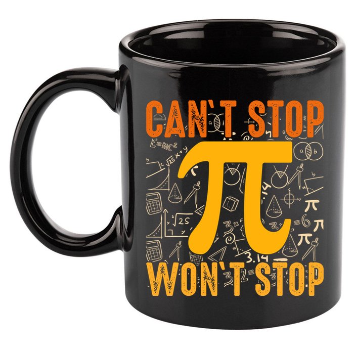 Happy Pi 314 Day Cant Stop Wont Stop 11oz C Handle Ceramic Mug