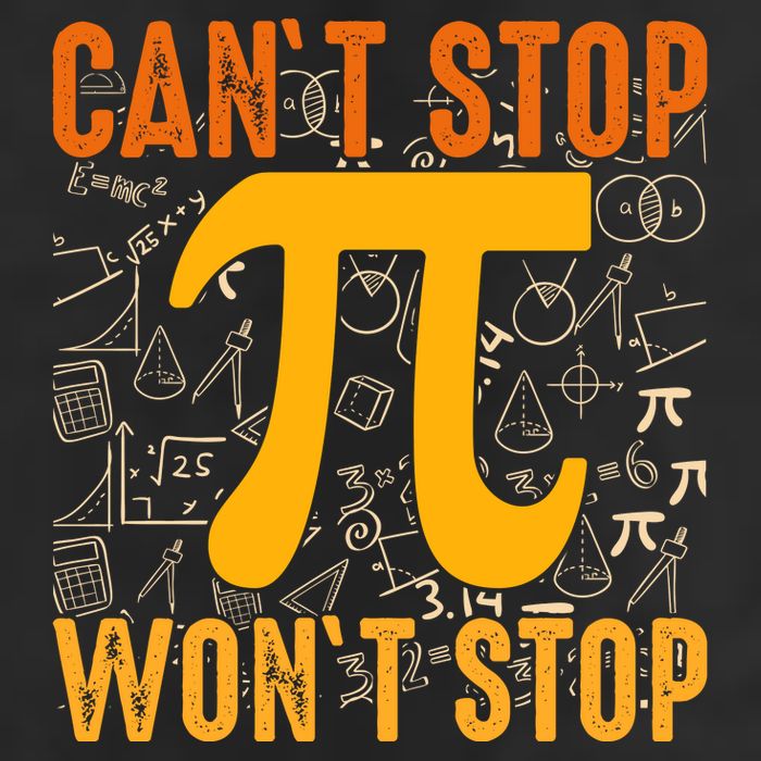 Happy Pi 314 Day Cant Stop Wont Stop Crop Fleece Hoodie