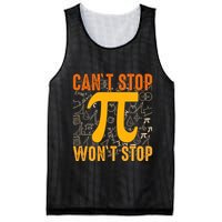 Happy Pi 314 Day Cant Stop Wont Stop Mesh Reversible Basketball Jersey Tank
