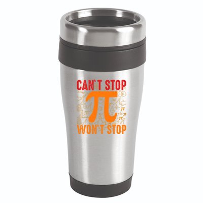 Happy Pi 314 Day Cant Stop Wont Stop 16oz Travel Tumbler