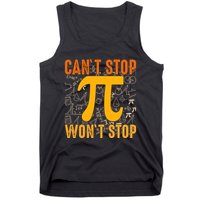 Happy Pi 314 Day Cant Stop Wont Stop Tank Top