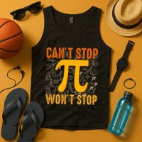 Happy Pi 314 Day Cant Stop Wont Stop Tank Top