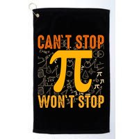 Happy Pi 314 Day Cant Stop Wont Stop Golf Towel