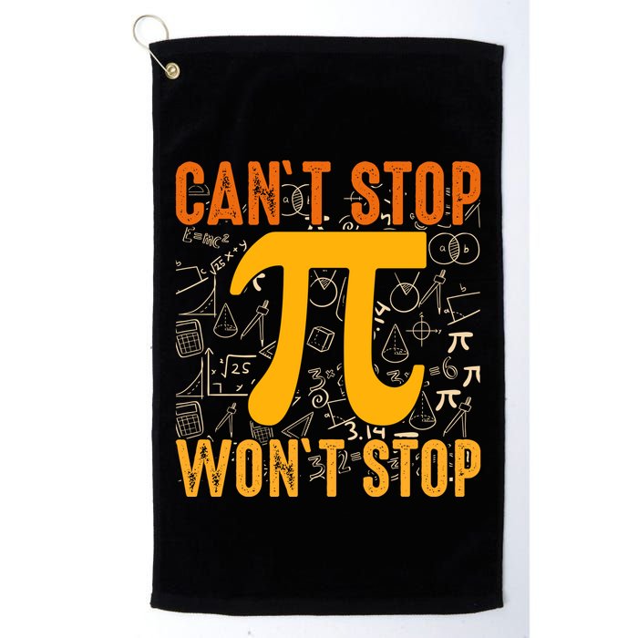 Happy Pi 314 Day Cant Stop Wont Stop Golf Towel