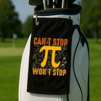Happy Pi 314 Day Cant Stop Wont Stop Golf Towel