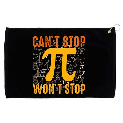 Happy Pi 314 Day Cant Stop Wont Stop Grommeted Golf Towel