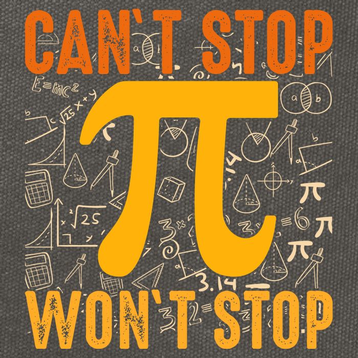 Happy Pi 314 Day Cant Stop Wont Stop Cotton Canvas Backpack