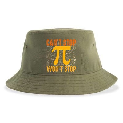 Happy Pi 314 Day Cant Stop Wont Stop Sustainable Bucket Hat
