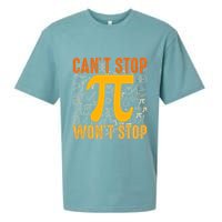 Happy Pi 314 Day Cant Stop Wont Stop Sueded Cloud Jersey T-Shirt
