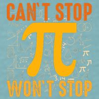 Happy Pi 314 Day Cant Stop Wont Stop Sueded Cloud Jersey T-Shirt