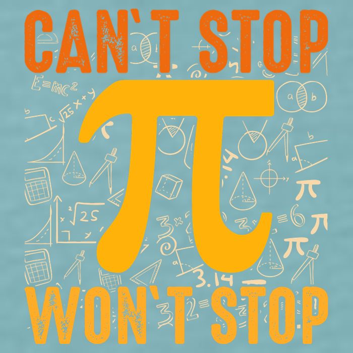 Happy Pi 314 Day Cant Stop Wont Stop Sueded Cloud Jersey T-Shirt