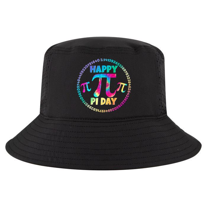 Happy Pi 3.14 Day Rainbow Tie Dye Cool Comfort Performance Bucket Hat