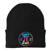 Happy Pi 3.14 Day Rainbow Tie Dye Beanie