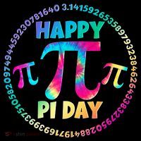 Happy Pi 3.14 Day Rainbow Tie Dye Women's V-Neck T-Shirt
