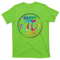 Happy Pi 3.14 Day Rainbow Tie Dye T-Shirt