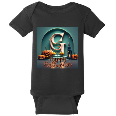 Halloween Pumpkin 6 Baby Bodysuit