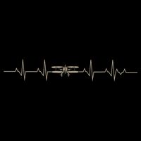 Heartbeat Plane Aviation Aircraft Flying Airplane Pilot Cooling Performance Crew T-Shirt