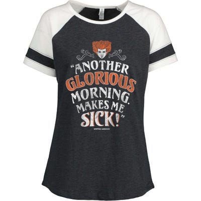 Hocus Pocus Another Glorious Morning Makes Me Sick Shirt Enza Ladies Jersey Colorblock Tee