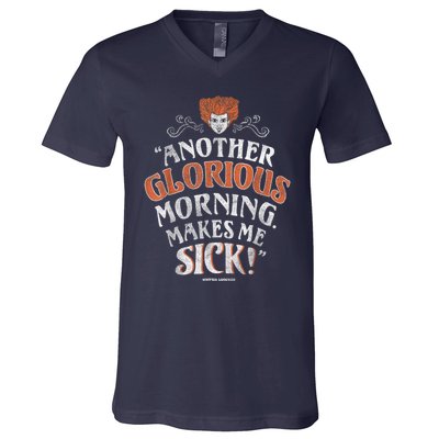 Hocus Pocus Another Glorious Morning Makes Me Sick Shirt V-Neck T-Shirt