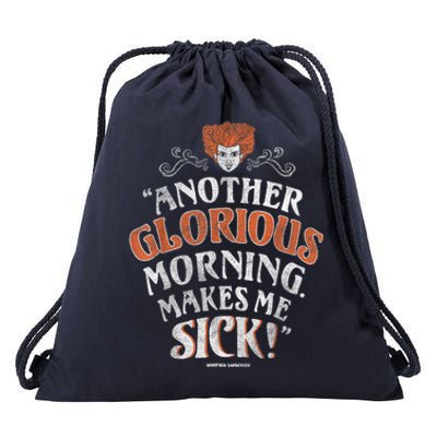 Hocus Pocus Another Glorious Morning Makes Me Sick Shirt Drawstring Bag