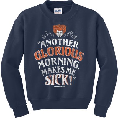 Hocus Pocus Another Glorious Morning Makes Me Sick Shirt Kids Sweatshirt