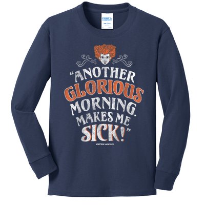 Hocus Pocus Another Glorious Morning Makes Me Sick Shirt Kids Long Sleeve Shirt