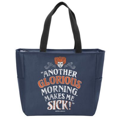 Hocus Pocus Another Glorious Morning Makes Me Sick Shirt Zip Tote Bag