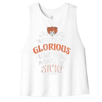 Hocus Pocus Another Glorious Morning Makes Me Sick Shirt Women's Racerback Cropped Tank