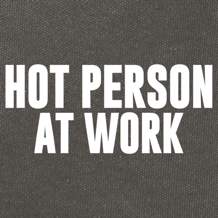 Hot Person At Work Funny Sarcastic Humor Cotton Canvas Backpack