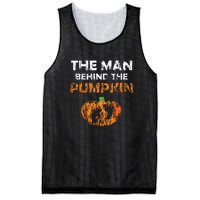 Halloween Pregnancy Announcement The Man Behind The Pumpkin Mesh Reversible Basketball Jersey Tank