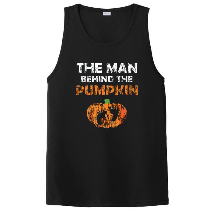 Halloween Pregnancy Announcement The Man Behind The Pumpkin PosiCharge Competitor Tank