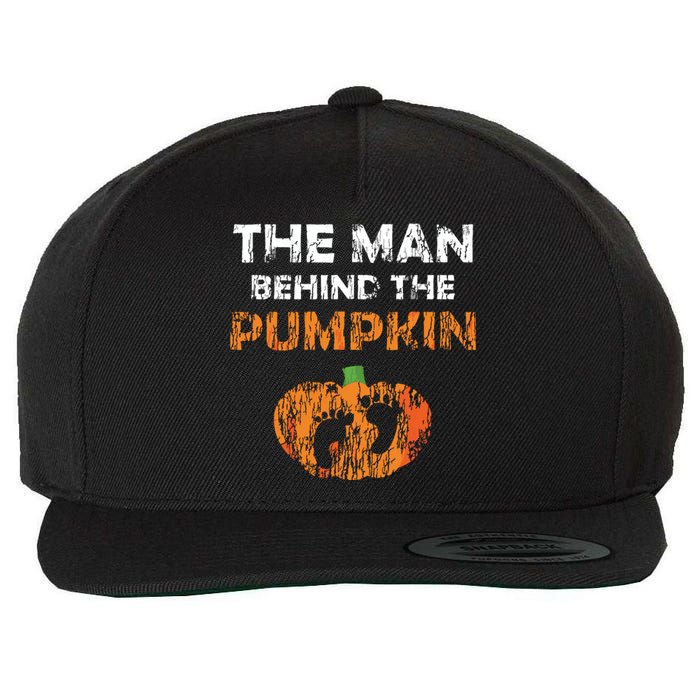 Halloween Pregnancy Announcement The Man Behind The Pumpkin Wool Snapback Cap