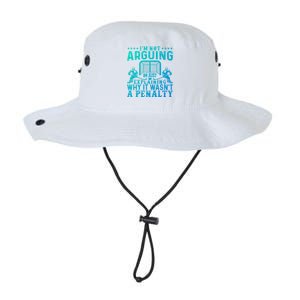 Hockey Player Arguing Gift Funny Hockey Gift Legacy Cool Fit Booney Bucket Hat