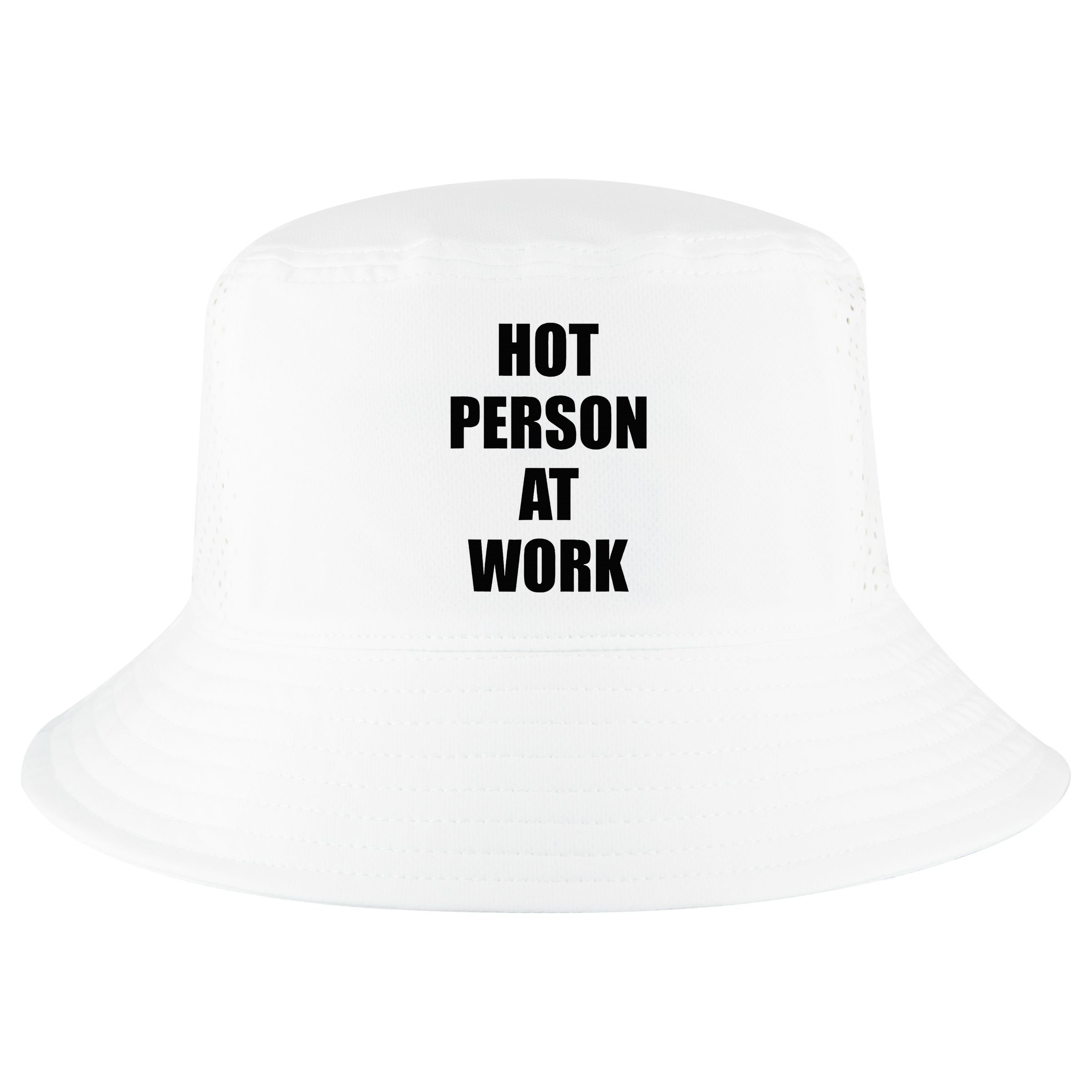 Hot Person At Work Funny Cool Comfort Performance Bucket Hat