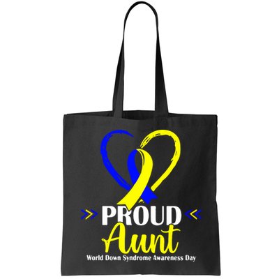 Heart Proud Aunt World Down Syndrome Awareness Day Gift Bag