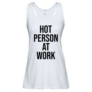 Hot Person At Work Ladies Essential Flowy Tank