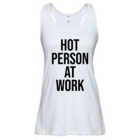 Hot Person At Work Ladies Essential Flowy Tank