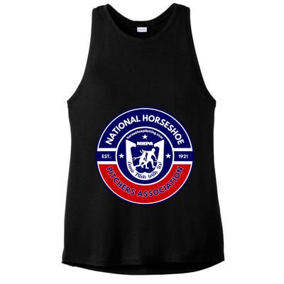 Horseshoe Pitchers Association Nhpa Alternate Logo Ladies PosiCharge Tri-Blend Wicking Tank