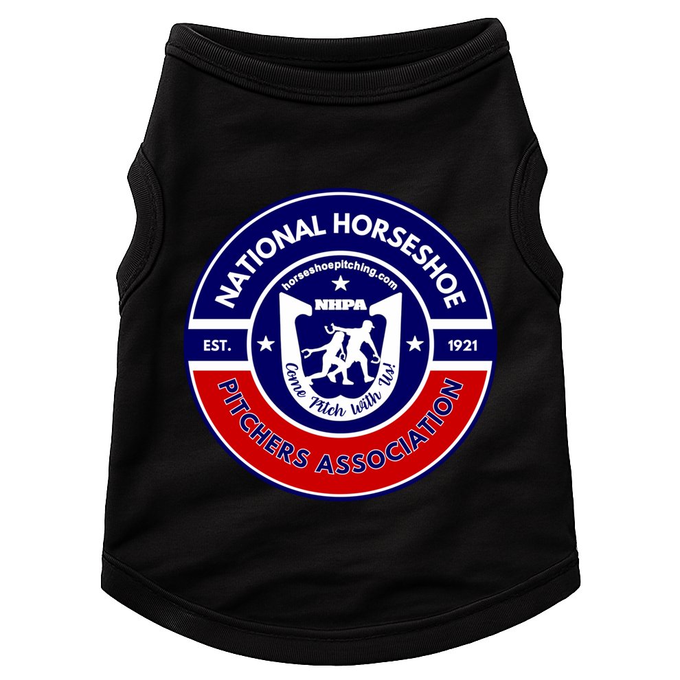 Horseshoe Pitchers Association Nhpa Alternate Logo Doggie Tank