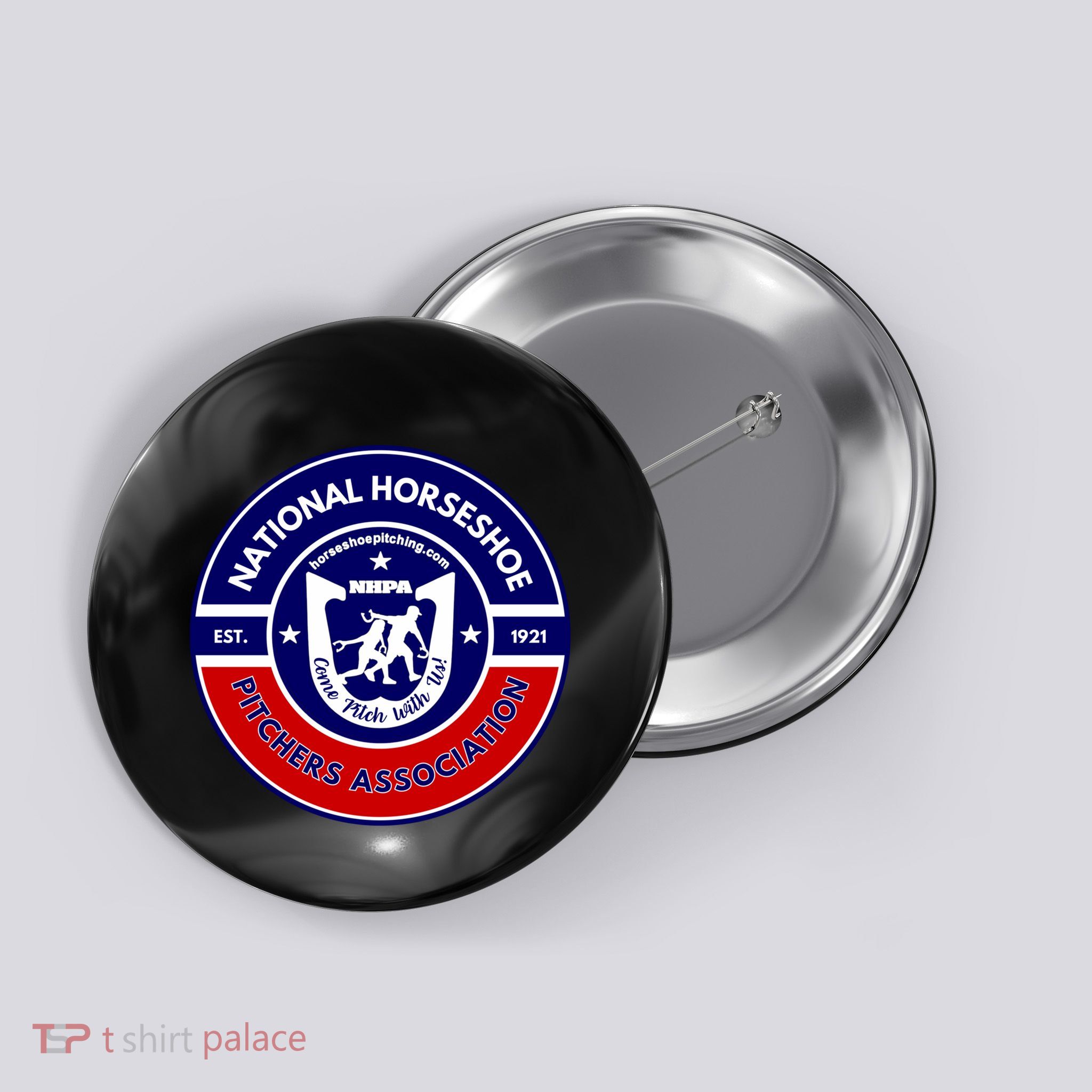 Horseshoe Pitchers Association Nhpa Alternate Logo Button
