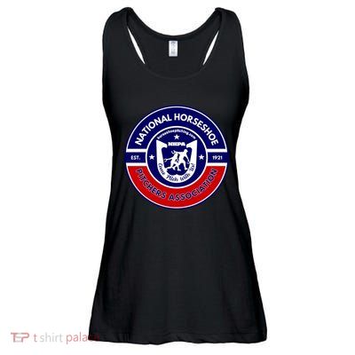 Horseshoe Pitchers Association Nhpa Alternate Logo Ladies Essential Flowy Tank