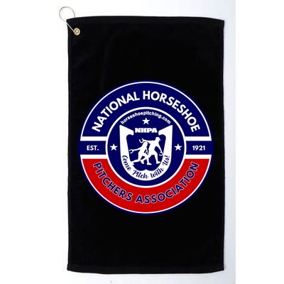 Horseshoe Pitchers Association Nhpa Alternate Logo Golf Towel