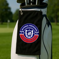 Horseshoe Pitchers Association Nhpa Alternate Logo Golf Towel