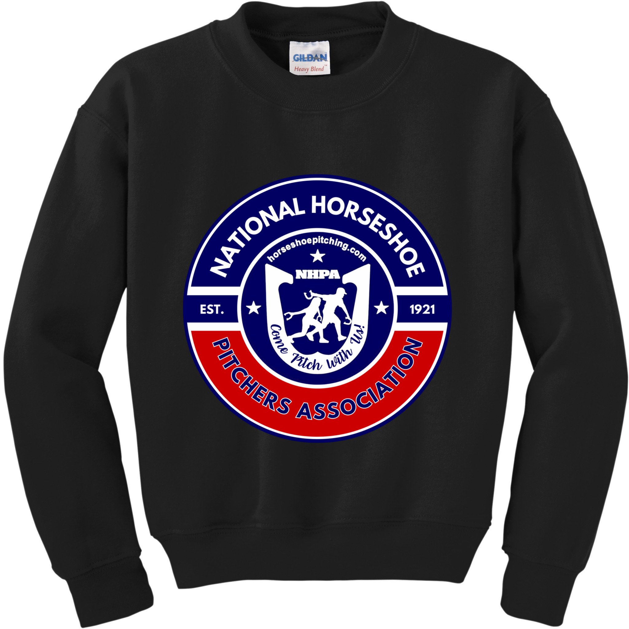 Horseshoe Pitchers Association Nhpa Alternate Logo Kids Sweatshirt