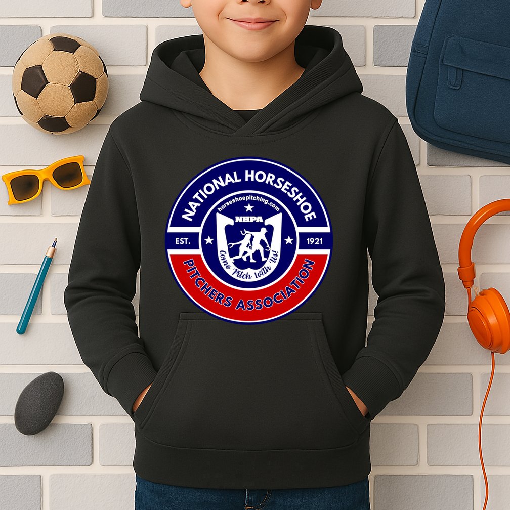 Horseshoe Pitchers Association Nhpa Alternate Logo Kids Hoodie