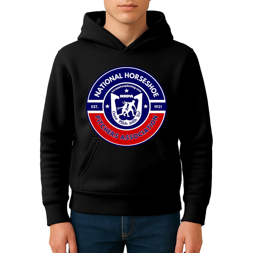 Horseshoe Pitchers Association Nhpa Alternate Logo Kids Hoodie