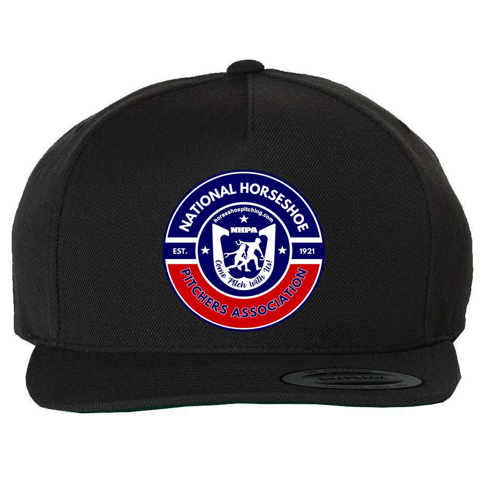 Horseshoe Pitchers Association Nhpa Alternate Logo Wool Snapback Cap