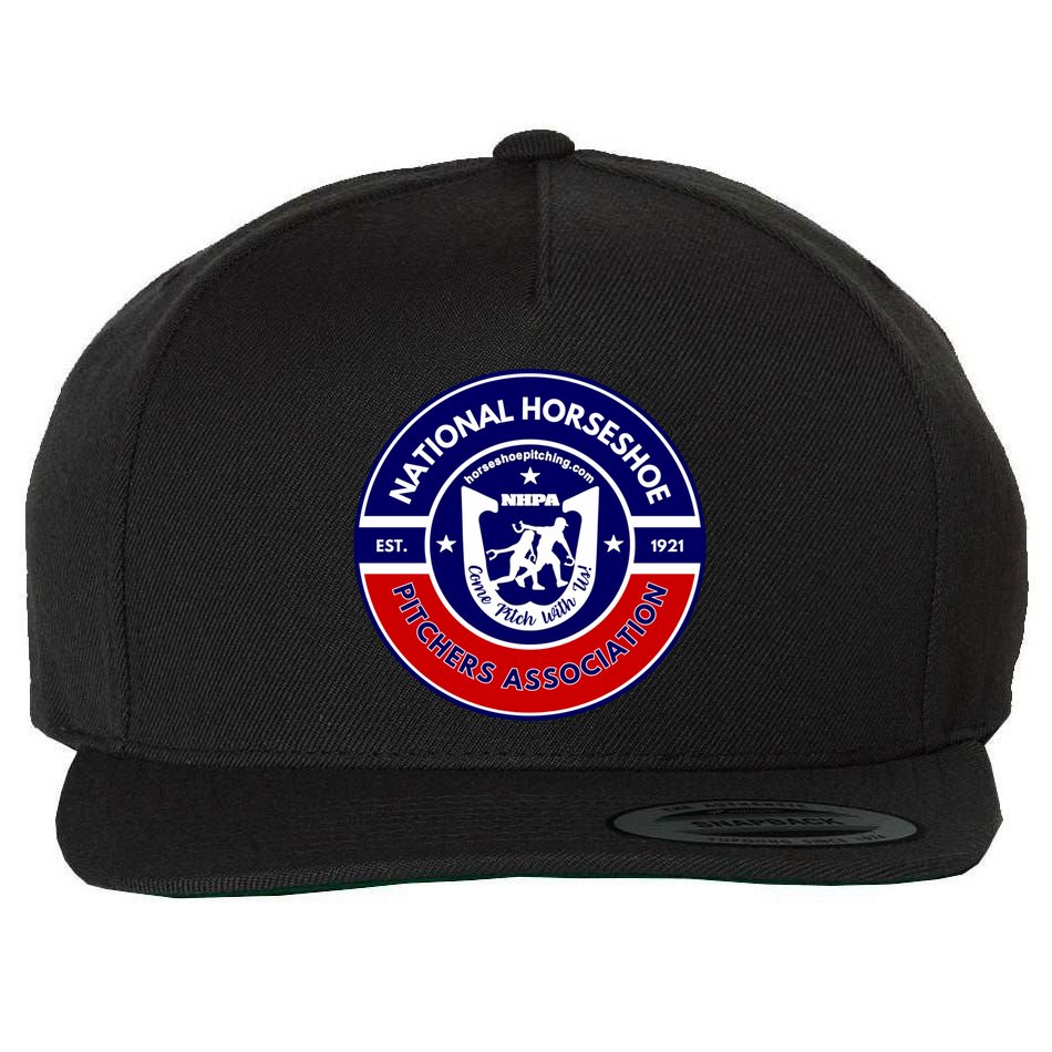 Horseshoe Pitchers Association Nhpa Alternate Logo Wool Snapback Cap